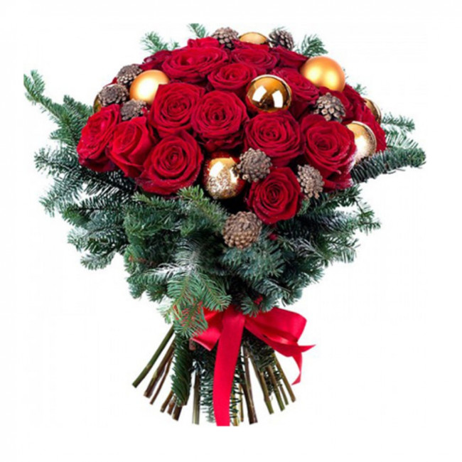 Букет цветов "Новогодний букет Чудо"